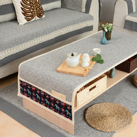 长方形台布现代简约编织桌垫